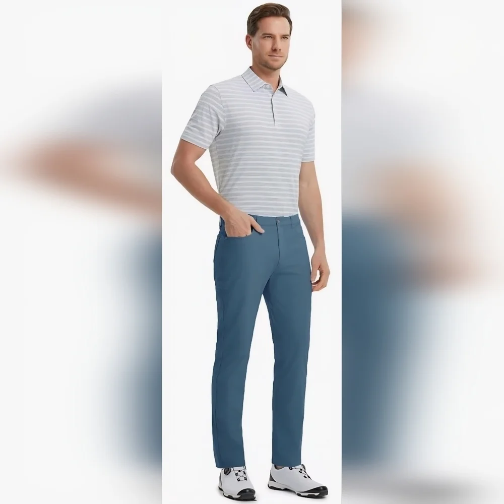 New Men's Stretch 5 Pocket Golf Pants